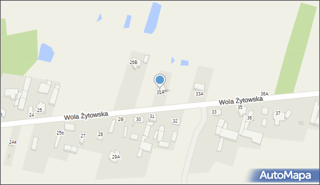 Wola Żytowska, Wola Żytowska, 31A, mapa Wola Żytowska