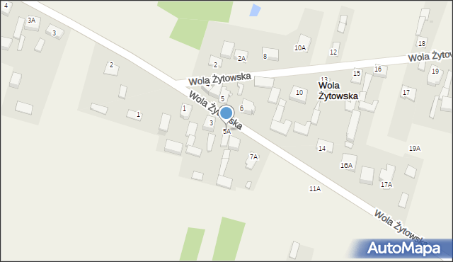 Wola Żytowska, Wola Żytowska, 5A, mapa Wola Żytowska