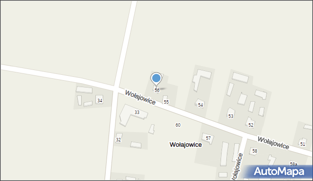 Wołajowice, Wołajowice, 56, mapa Wołajowice