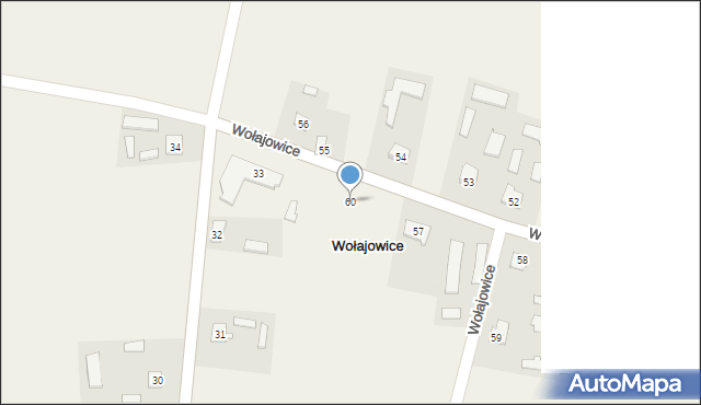 Wołajowice, Wołajowice, 60, mapa Wołajowice