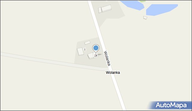 Wolanka, Wolanka, 1a, mapa Wolanka