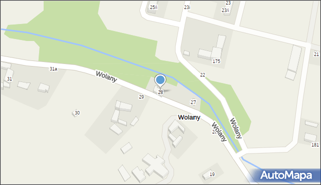 Wolany, Wolany, 28, mapa Wolany