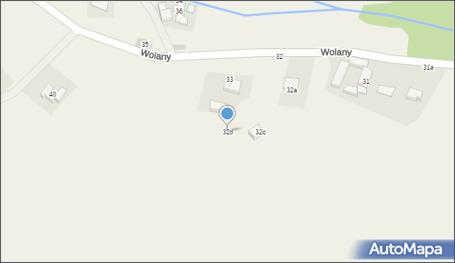 Wolany, Wolany, 32d, mapa Wolany