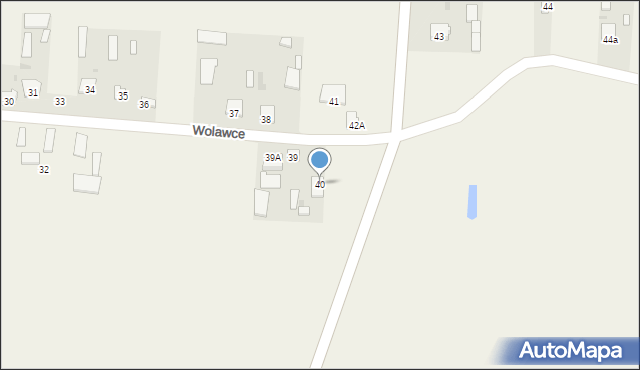 Wolawce, Wolawce, 40, mapa Wolawce