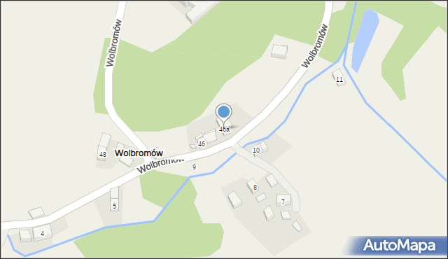 Wolbromów, Wolbromów, 46a, mapa Wolbromów