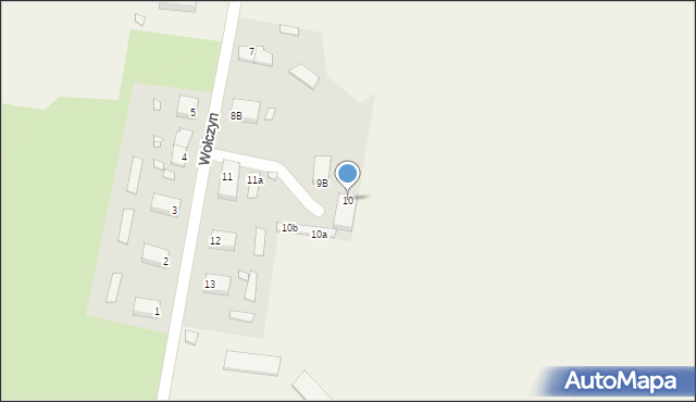 Wołczyn, Wołczyn, 10, mapa Wołczyn