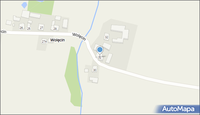 Wolęcin, Wolęcin, 31, mapa Wolęcin