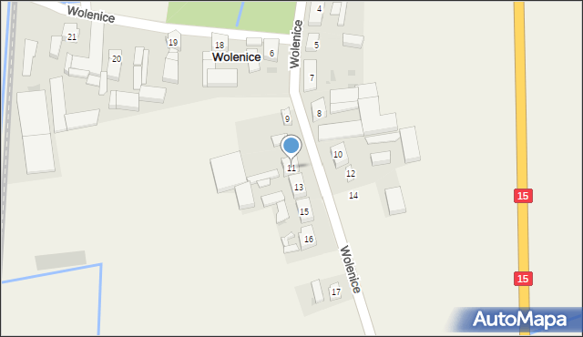 Wolenice, Wolenice, 11, mapa Wolenice