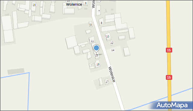 Wolenice, Wolenice, 15, mapa Wolenice