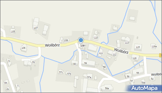 Wolibórz, Wolibórz, 111a, mapa Wolibórz