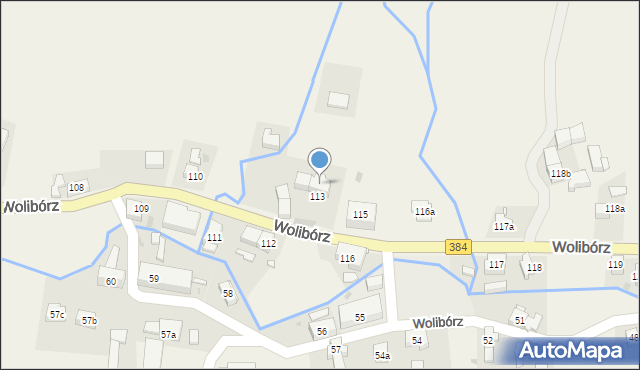 Wolibórz, Wolibórz, 114, mapa Wolibórz