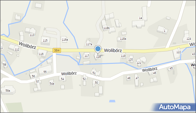 Wolibórz, Wolibórz, 118, mapa Wolibórz