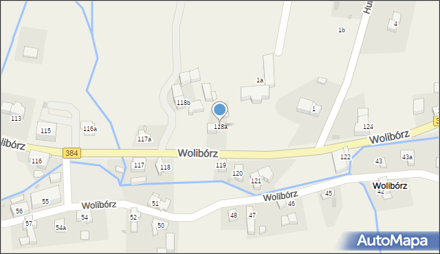 Wolibórz, Wolibórz, 118a, mapa Wolibórz