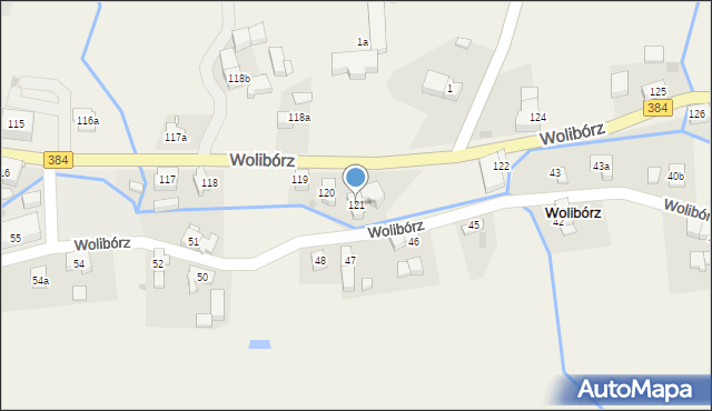 Wolibórz, Wolibórz, 121, mapa Wolibórz