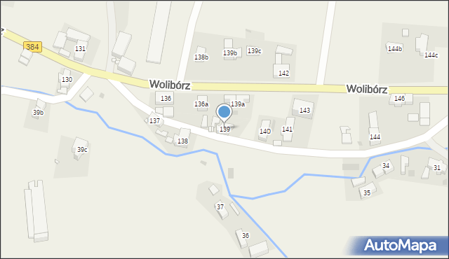 Wolibórz, Wolibórz, 139, mapa Wolibórz