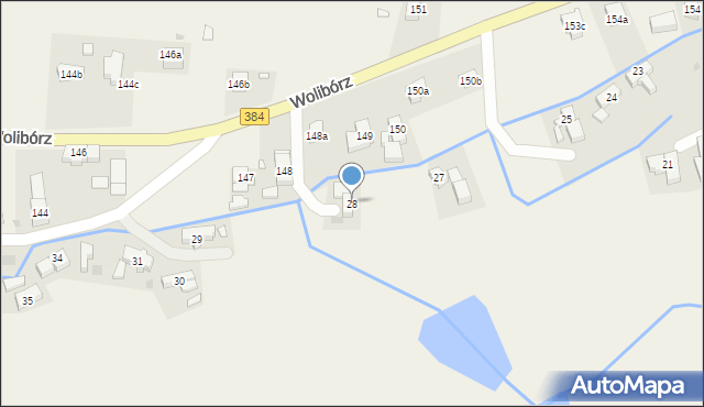 Wolibórz, Wolibórz, 28, mapa Wolibórz