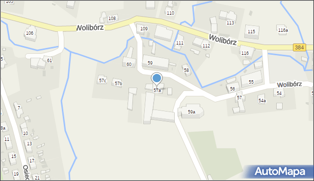 Wolibórz, Wolibórz, 57a, mapa Wolibórz