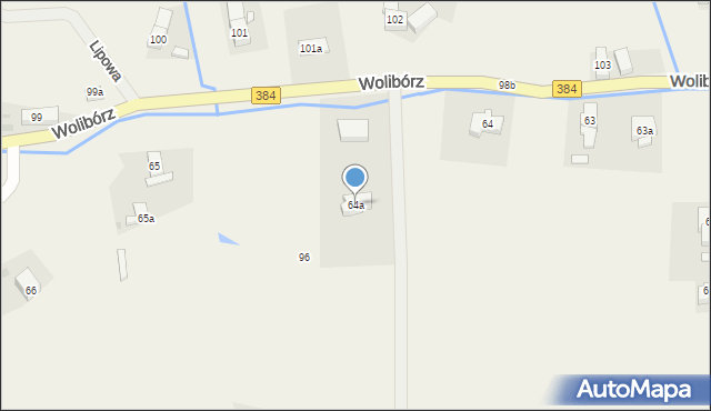 Wolibórz, Wolibórz, 64a, mapa Wolibórz