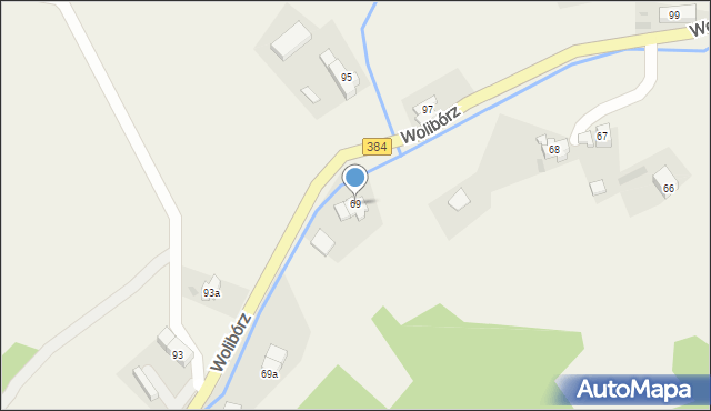 Wolibórz, Wolibórz, 69, mapa Wolibórz