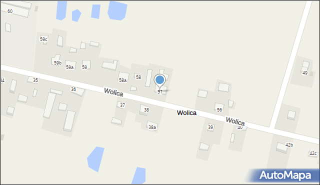 Wolica, Wolica, 57, mapa Wolica