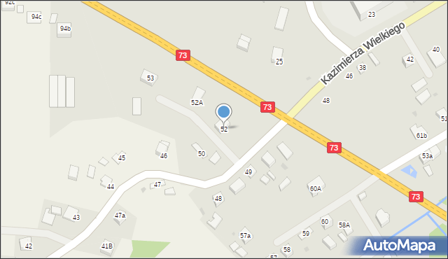 Wolica, Wolica, 52, mapa Wolica