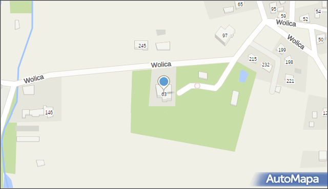Wolica, Wolica, 63, mapa Wolica