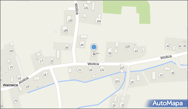 Wolica, Wolica, 99, mapa Wolica