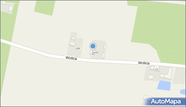 Wolica, Wolica, 12, mapa Wolica