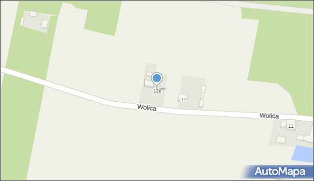 Wolica, Wolica, 12a, mapa Wolica