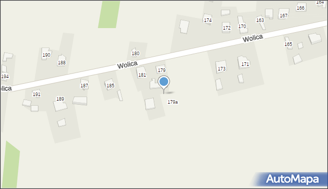 Wolica, Wolica, 179b, mapa Wolica