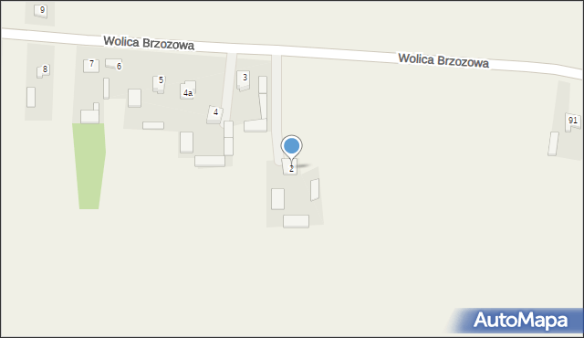 Wolica Brzozowa, Wolica Brzozowa, 2, mapa Wolica Brzozowa