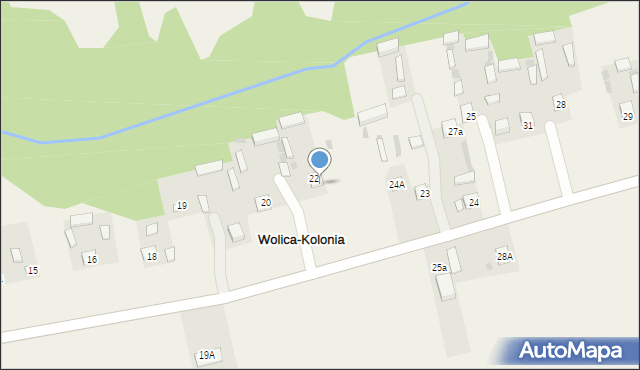 Wolica-Kolonia, Wolica-Kolonia, 21, mapa Wolica-Kolonia