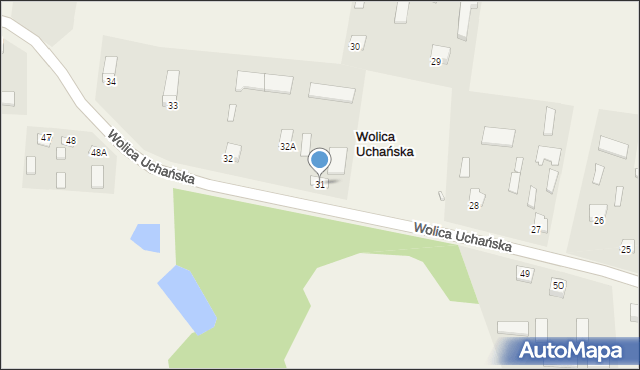 Wolica Uchańska, Wolica Uchańska, 31, mapa Wolica Uchańska