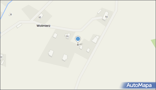 Wolimierz, Wolimierz, 80, mapa Wolimierz