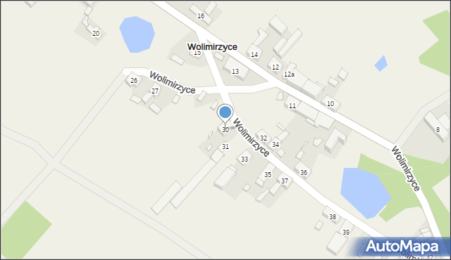 Wolimirzyce, Wolimirzyce, 30, mapa Wolimirzyce