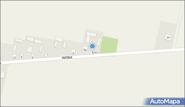 Wólka, Wólka, 5, mapa Wólka