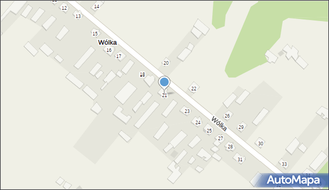 Wólka, Wólka, 21, mapa Wólka