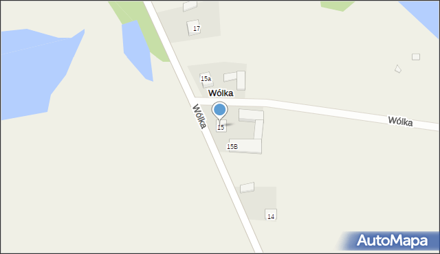 Wólka, Wólka, 15, mapa Wólka