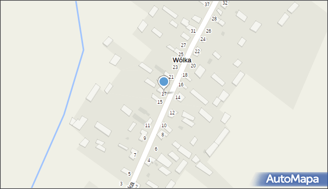 Wólka, Wólka, 17, mapa Wólka