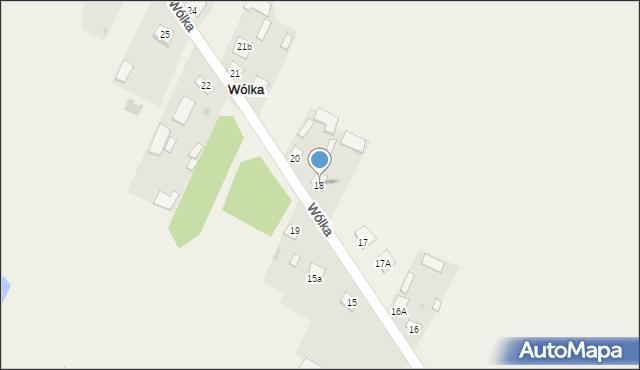 Wólka, Wólka, 18, mapa Wólka