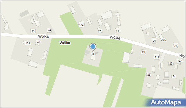 Wólka, Wólka, 16, mapa Wólka