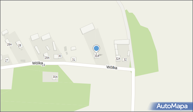 Wólka, Wólka, 31A, mapa Wólka