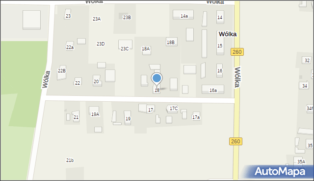 Wólka, Wólka, 18, mapa Wólka