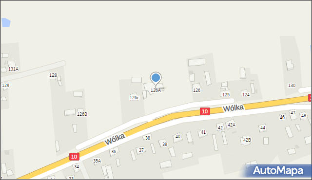 Wólka, Wólka, 126A, mapa Wólka