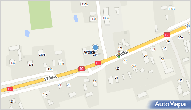 Wólka, Wólka, 134, mapa Wólka