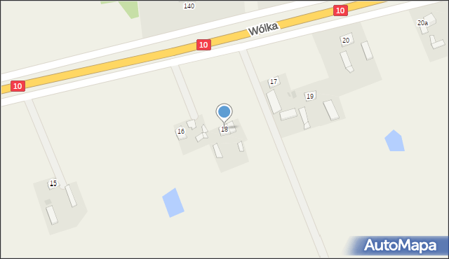 Wólka, Wólka, 18, mapa Wólka