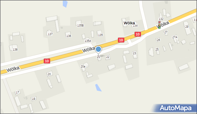 Wólka, Wólka, 21, mapa Wólka