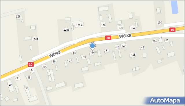 Wólka, Wólka, 40, mapa Wólka