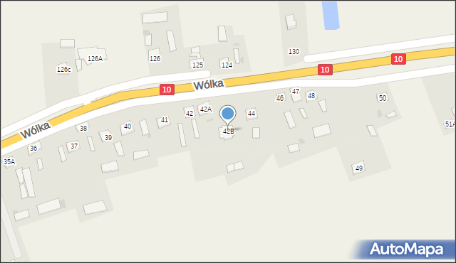 Wólka, Wólka, 42B, mapa Wólka