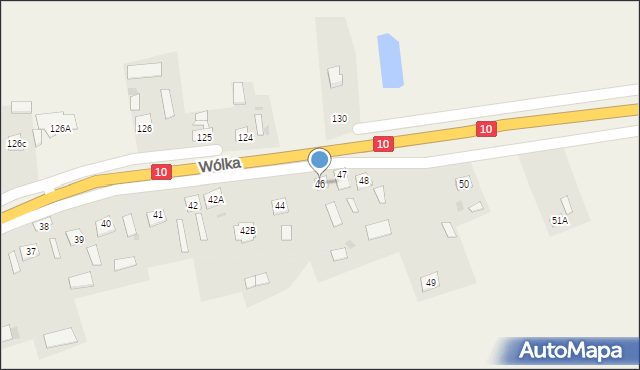 Wólka, Wólka, 46, mapa Wólka